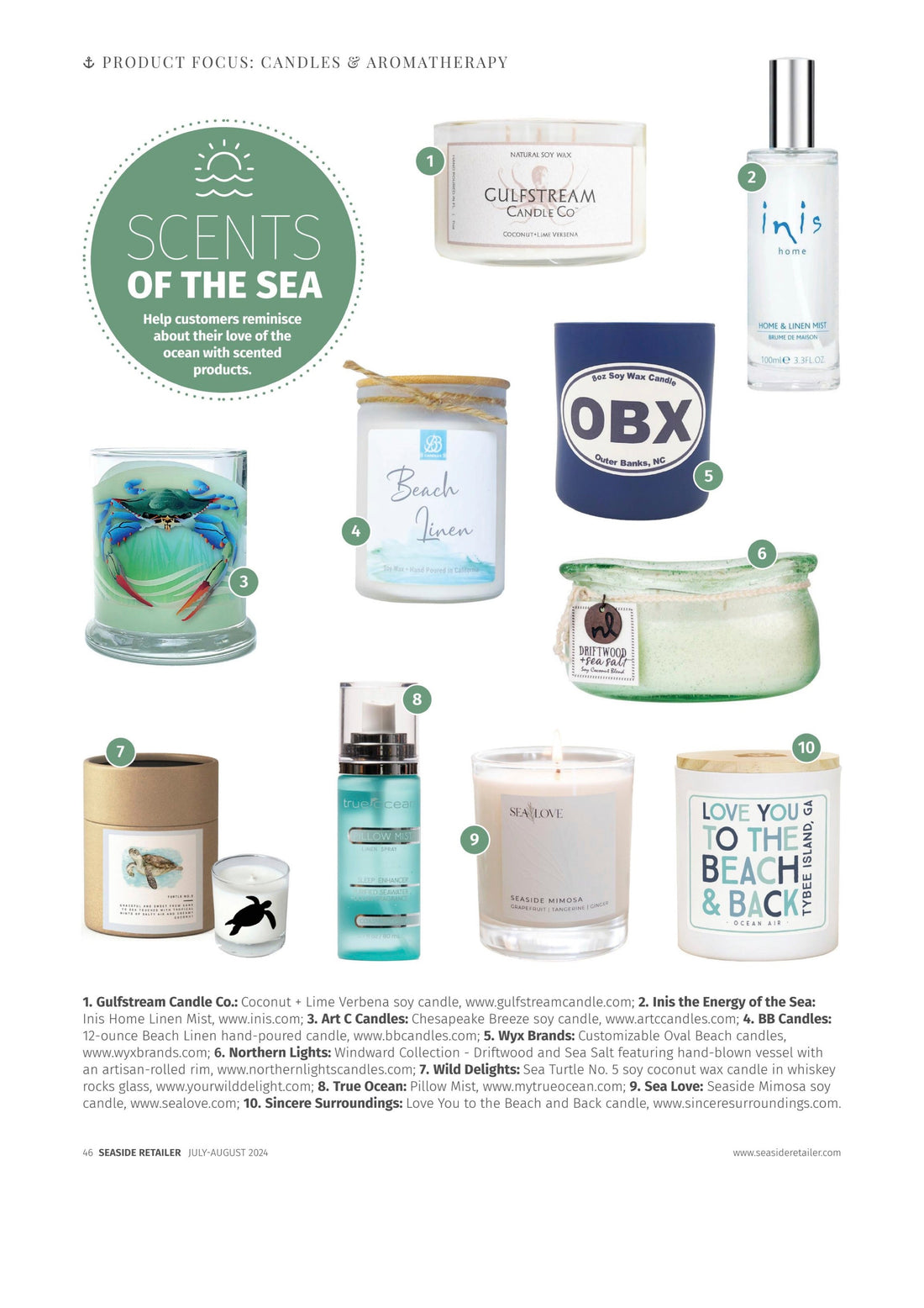 Art C in July-August 2024 Issue of Seaside Retailer Magazine