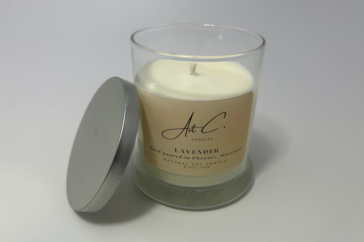 Single-Wick Soy Candle in Small Glass