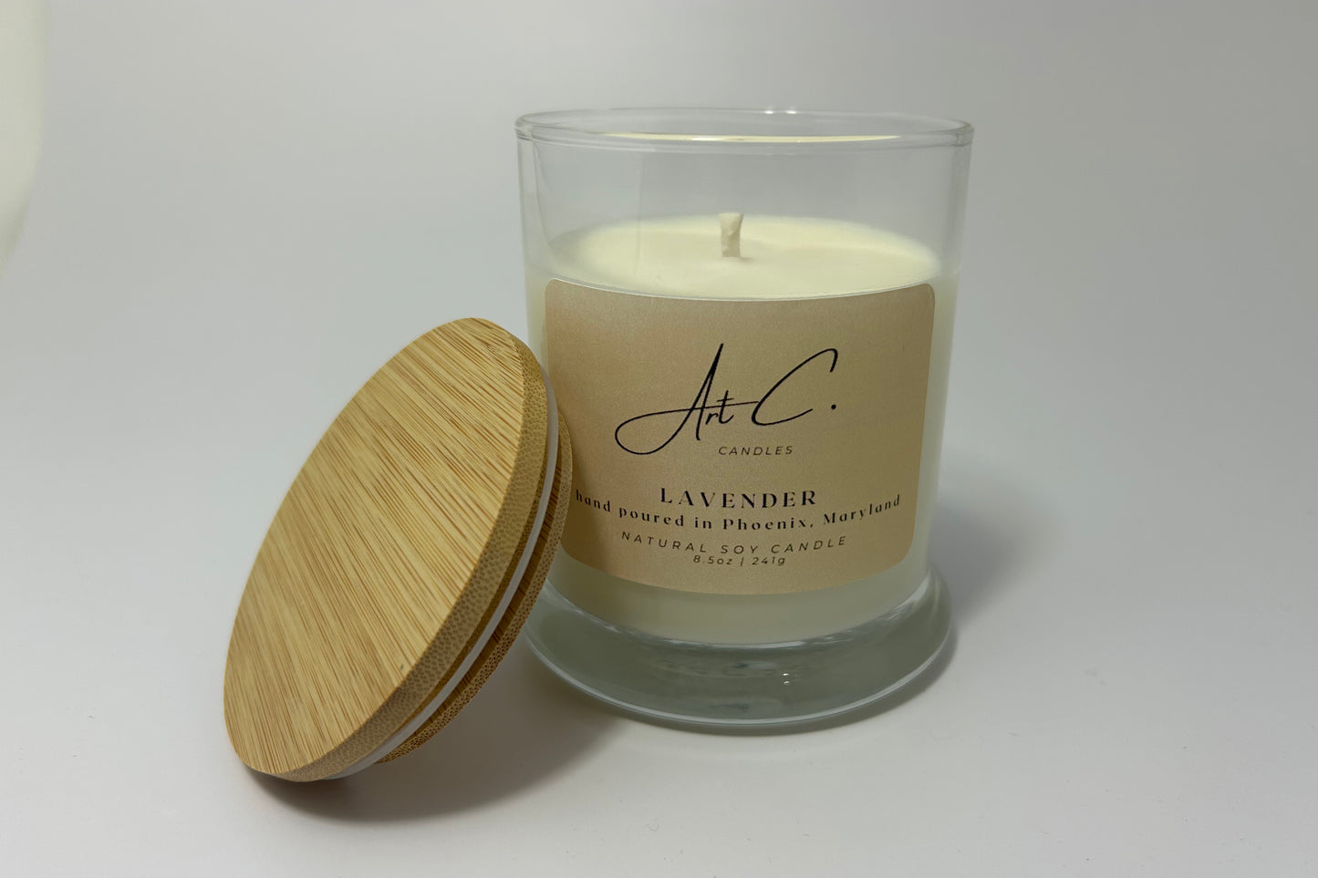Single-Wick Soy Candle in Small Glass