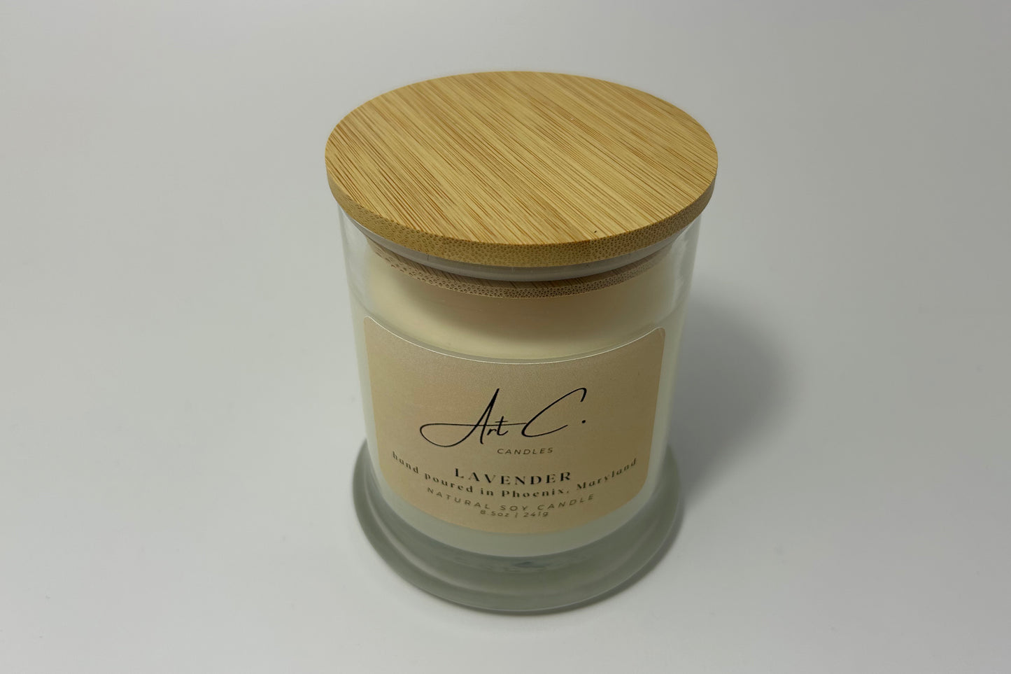 Single-Wick Soy Candle in Small Glass