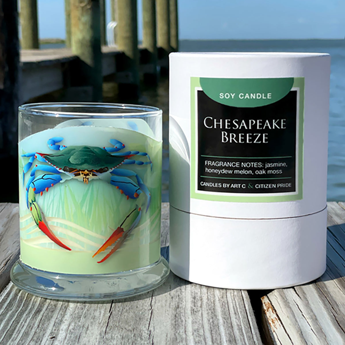 Chesapeake Breeze Soy Candle, Coastal Collection