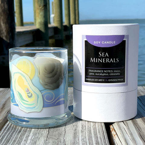 Sea Minerals Soy Candle, Coastal Collection