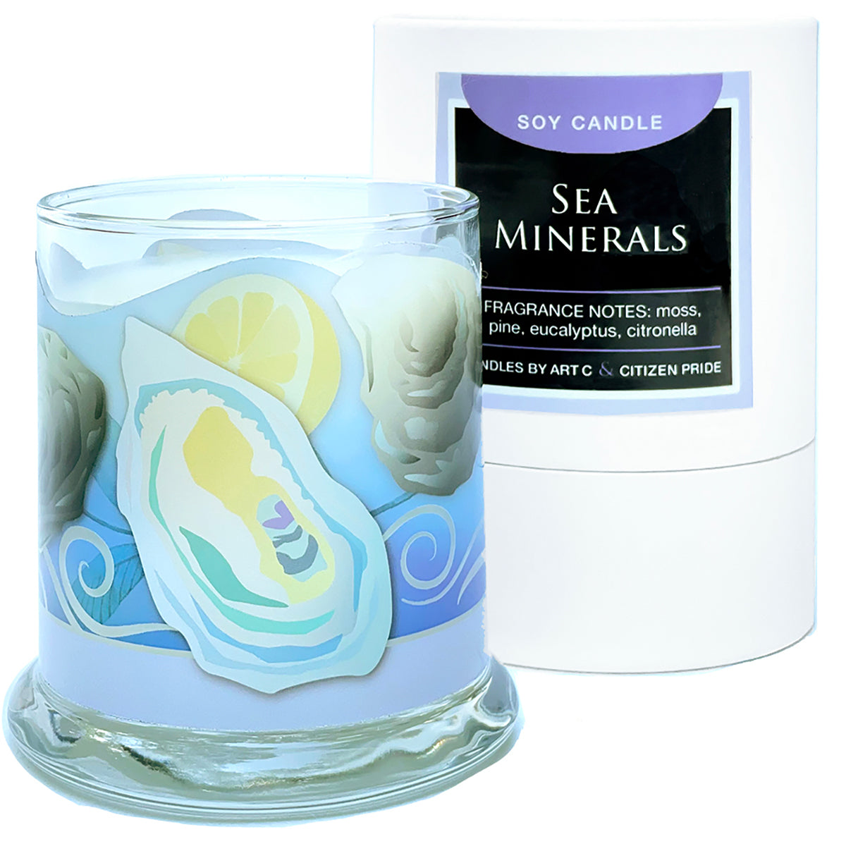 Sea Minerals Soy Candle, Coastal Collection