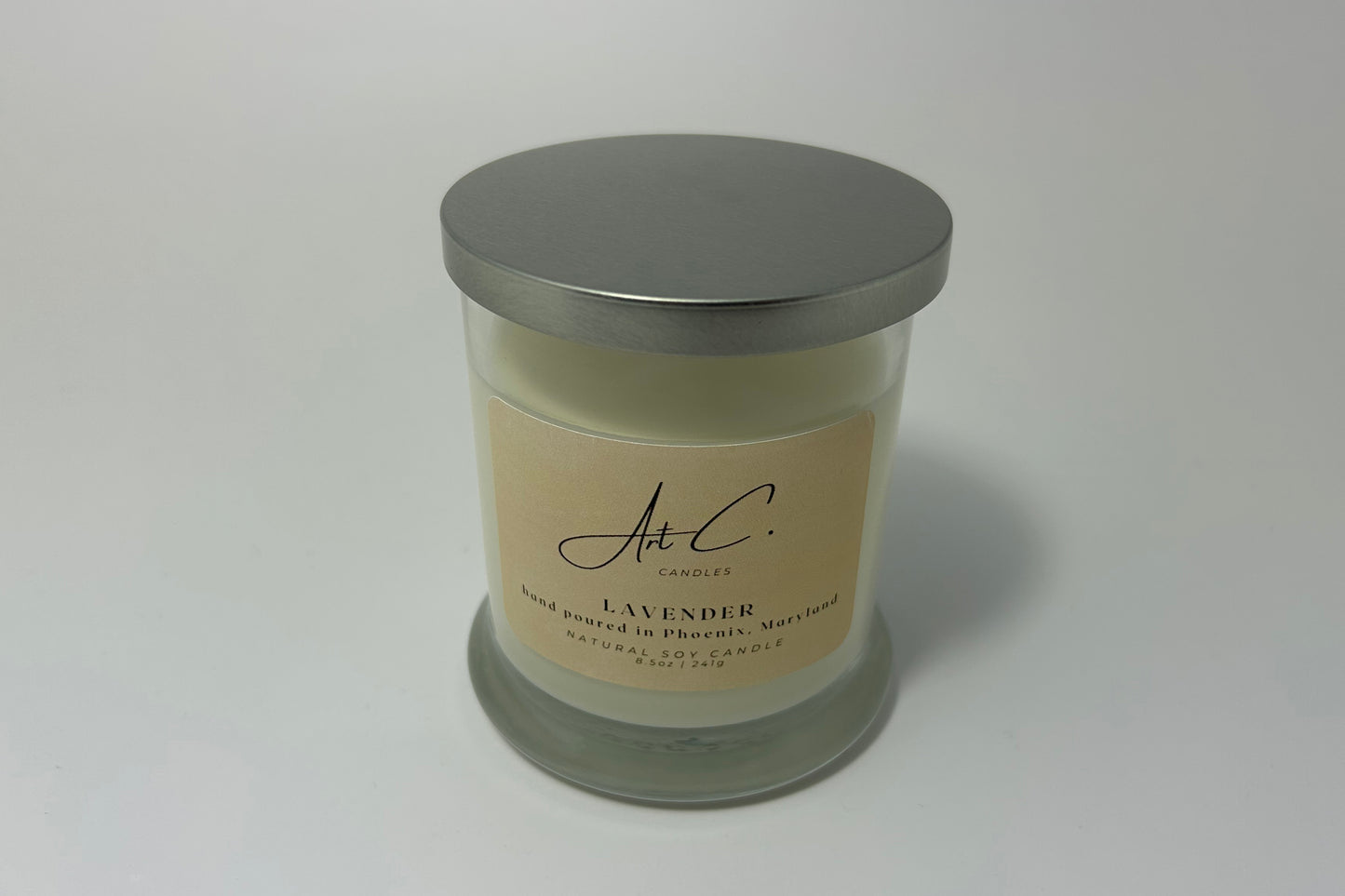 Single-Wick Soy Candle in Small Glass